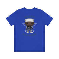 Deion Sanders Dallas Cowboys Throwback, Soft Cotton Bella and Canvas Short Sleeve Tee shirt