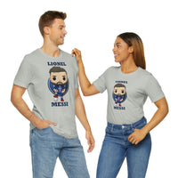 Lionel Messi PSG, Soft Cotton Bella and Canvas Short Sleeve Tee shirt