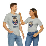 Lionel Messi PSG, Soft Cotton Bella and Canvas Short Sleeve Tee shirt
