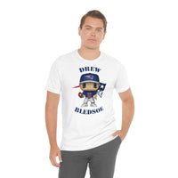Drew Bledsoe New England Patriots, Soft Cotton Bella and Canvas Short Sleeve Tee shirt