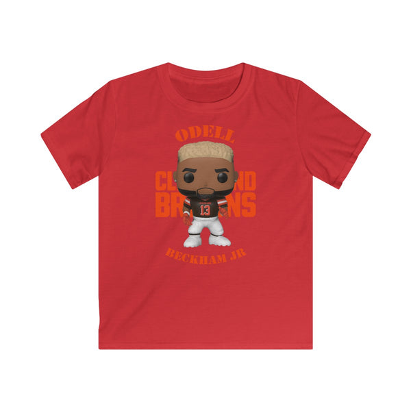 Odell Beckham Jr Cleveland Browns, Kids Gildan Softstyle Tee Shirt