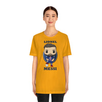 Lionel Messi PSG, Soft Cotton Bella and Canvas Short Sleeve Tee shirt