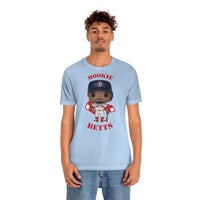 Mookie Betts Boston Red Sox, Soft Cotton Bella and Canvas Short Sleeve Tee shirt