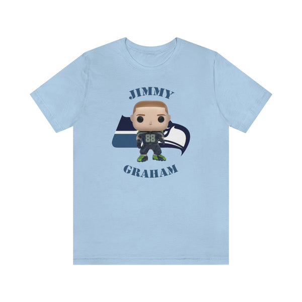 Jimmy Graham Seattle Seahawks, Soft Cotton Bella and Canvas Short Sleeve Tee shirt