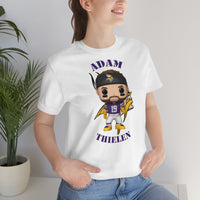 Adam Thielen Minnesota Vikings, Soft Cotton Bella and Canvas Short Sleeve Tee shirt