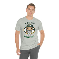 Aaron Rodgers Green Bay Packers, Soft Cotton Bella and Canvas Short Sleeve Tee shirt
