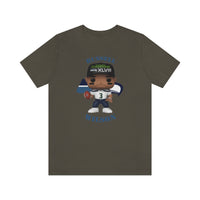 Russell Wilson Seattle Seahawks, Soft Cotton Bella and Canvas Short Sleeve Tee shirt