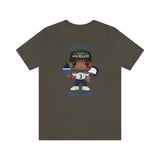 Russell Wilson Seattle Seahawks, Soft Cotton Bella and Canvas Short Sleeve Tee shirt