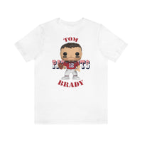 Tom Brady New England Patriots (Throwback), Soft Cotton Bella and Canvas Short Sleeve Tee shirt