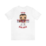 Tom Brady New England Patriots (Throwback), Soft Cotton Bella and Canvas Short Sleeve Tee shirt