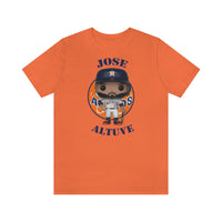 Jose Altuve Houston Astros , Soft Cotton Bella and Canvas Short Sleeve Tee shirt