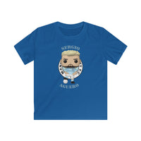 Sergio Aguero Manchester City, Kids Gildan Softstyle Tee Shirt