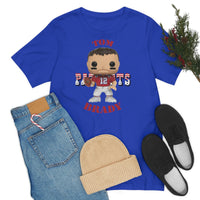 Tom Brady New England Patriots (Throwback), Soft Cotton Bella and Canvas Short Sleeve Tee shirt