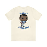 Barry Sanders Detroit Lions, Soft Cotton Bella and Canvas Short Sleeve Tee shirt