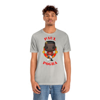 Paul Pogba Manchester United, Soft Cotton Bella and Canvas Short Sleeve Tee shirt