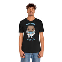 Gabriel Jesus Manchester City, Soft Cotton Bella and Canvas Short Sleeve Tee shirt