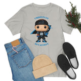 Christian McCaffrey Carolina Panthers, Soft Cotton Bella and Canvas Short Sleeve Tee shirt