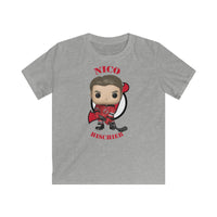 Nico Hischier New Jersey Devils, Kids Gildan Softstyle Tee Shirt