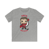 Nico Hischier New Jersey Devils, Kids Gildan Softstyle Tee Shirt