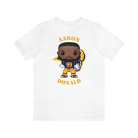Aaron Donald L.A Rams, Soft Cotton Bella and Canvas Short Sleeve Tee shirt