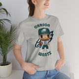 Carson Wentz Philadelphia Eagles (White Jersey), Soft Cotton Bella and Canvas Short Sleeve Tee shirt