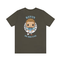 Kevin De Bruyne Manchester City, Soft Cotton Bella and Canvas Short Sleeve Tee shirt