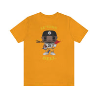 Leveon Bell Pittsburgh Steelers, Soft Cotton Bella and Canvas Short Sleeve Tee shirt
