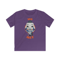 Mr Met New York Mets, Kids Gildan Softstyle Tee Shirt