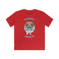 Gabriel Jesus Manchester City, Kids Gildan Softstyle Tee Shirt