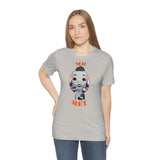 Mr Met New York Mets, Soft Cotton Bella and Canvas Short Sleeve Tee shirt