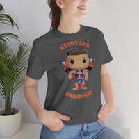 Kristaps Porzingis New York Knicks, Soft Cotton Bella and Canvas Short Sleeve Tee shirt