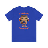 Kristaps Porzingis New York Knicks, Soft Cotton Bella and Canvas Short Sleeve Tee shirt