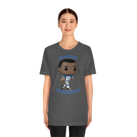 Barry Sanders Detroit Lions, Soft Cotton Bella and Canvas Short Sleeve Tee shirt