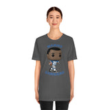 Barry Sanders Detroit Lions, Soft Cotton Bella and Canvas Short Sleeve Tee shirt