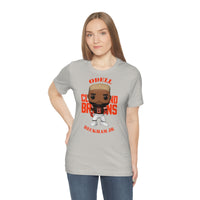 Odell Beckham Jr Cleveland Browns, Soft Cotton Bella and Canvas Short Sleeve Tee shirt