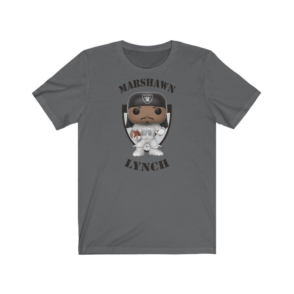 Marshawn Lynch Oakland Raiders, Soft Cotton Bella and Canvas Short Sleeve Tee shirt
