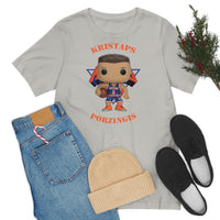 Kristaps Porzingis New York Knicks, Soft Cotton Bella and Canvas Short Sleeve Tee shirt