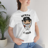 Derek Carr Las Vegas Raiders, Soft Cotton Bella and Canvas Short Sleeve Tee shirt