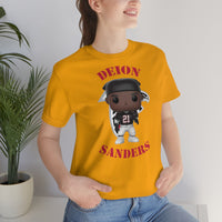 Deion Sanders Atlanta Falcons, Soft Cotton Bella and Canvas Short Sleeve Tee shirt