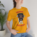 Deion Sanders Atlanta Falcons, Soft Cotton Bella and Canvas Short Sleeve Tee shirt