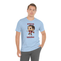 Steve Young San Francisco 49ers, Soft Cotton Bella and Canvas Short Sleeve Tee shirt