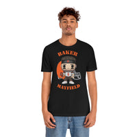 Baker Mayfield Cleveland Browns, Soft Cotton Bella and Canvas Short Sleeve Tee shirt