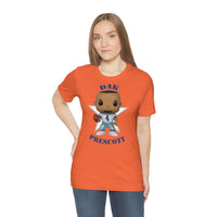 Dak Prescott Dallas Cowboys, Soft Cotton Bella and Canvas Short Sleeve Tee shirt