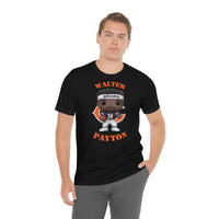 Walter Payton Chicago Bears (Dark), Soft Cotton Bella and Canvas Short Sleeve Tee shirt