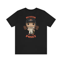 Buster Posey San Francisco Giants, Soft Cotton Bella and Canvas Short Sleeve Tee shirt