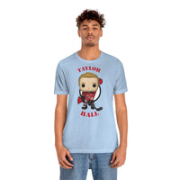 Taylor Hall New Jersey Devils, Soft Cotton Bella and Canvas Short Sleeve Tee shirt