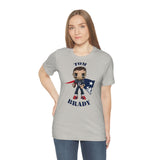 Tom Brady New England Patriots (Large), Soft Cotton Bella and Canvas Short Sleeve Tee shirt
