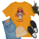 Bryce Harper Washington Nationals, Soft Cotton Bella and Canvas Short Sleeve Tee shirt
