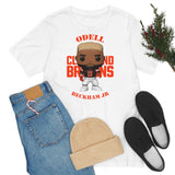 Odell Beckham Jr Cleveland Browns, Soft Cotton Bella and Canvas Short Sleeve Tee shirt