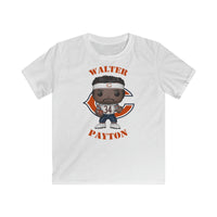Walter Payton Chicago Bears (White), Kids Gildan Softstyle Tee Shirt